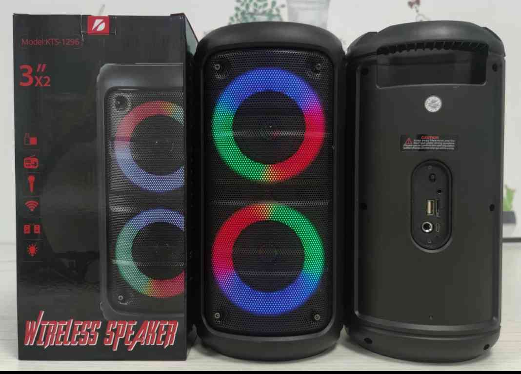 KTS-1296 RGB Dual Bluetooth Speaker